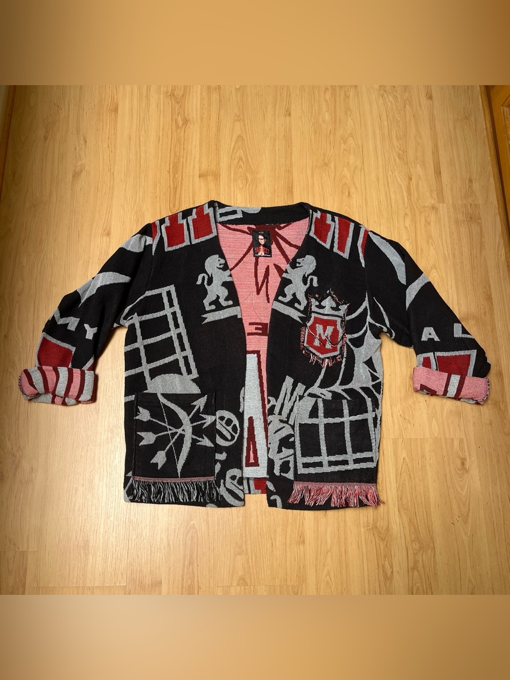 My Chemical Romance x Market Upcycled Blanket Cardigan